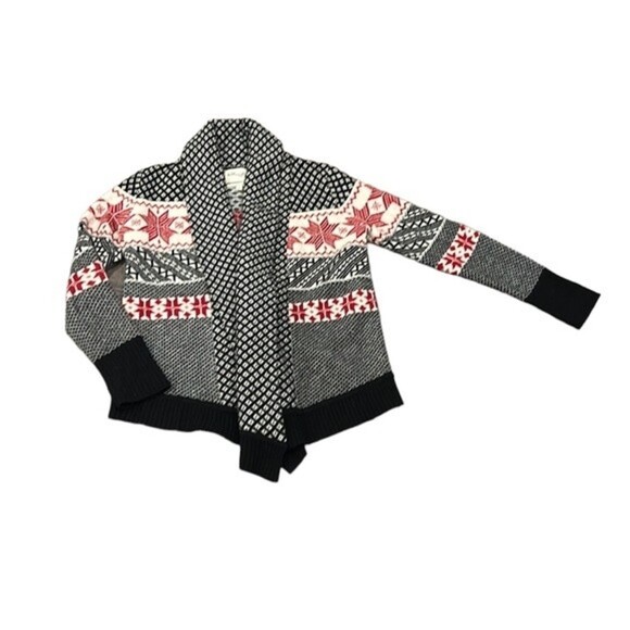 Telluride clothing company Lambswool blend open front Cardigan - Picture 2 of 5